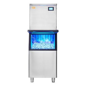 VEVOR Commercial Ice Maker, 550LBS/24H Ice Making Machine with 330.7LBS Large Storage Bin VEVOR Commercial Ice Maker, 550LBS/24H Ice Making Machine with 330.7LBS Large Storage Bin