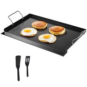 VEVOR Carbon Steel Griddle, 24x16 inch Universal Flat Top Rectangular Plate, Gas Grill Griddle for BBQ Grill, Teppanyaki VEVOR Carbon Steel Griddle, 24x16 inch Universal Flat Top Rectangular Plate, Gas Grill Griddle for BBQ Grill, Teppanyaki